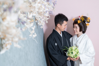 和装スタジオプラン＊白無垢/色打掛＊角隠し/綿帽子＊