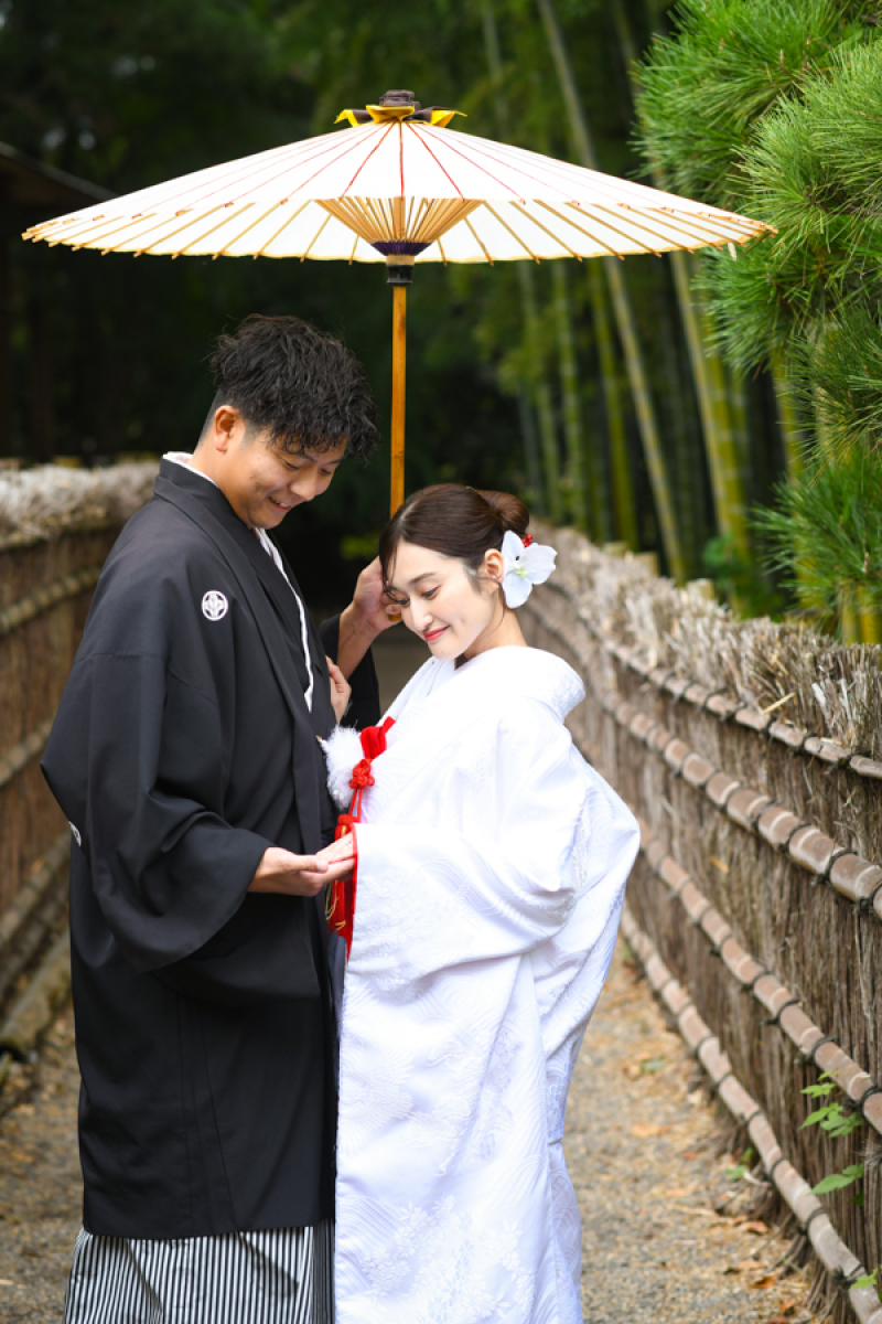 偕楽園竹林にて