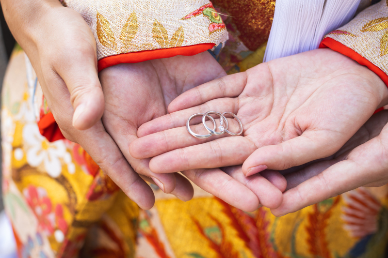 指輪ショット♡