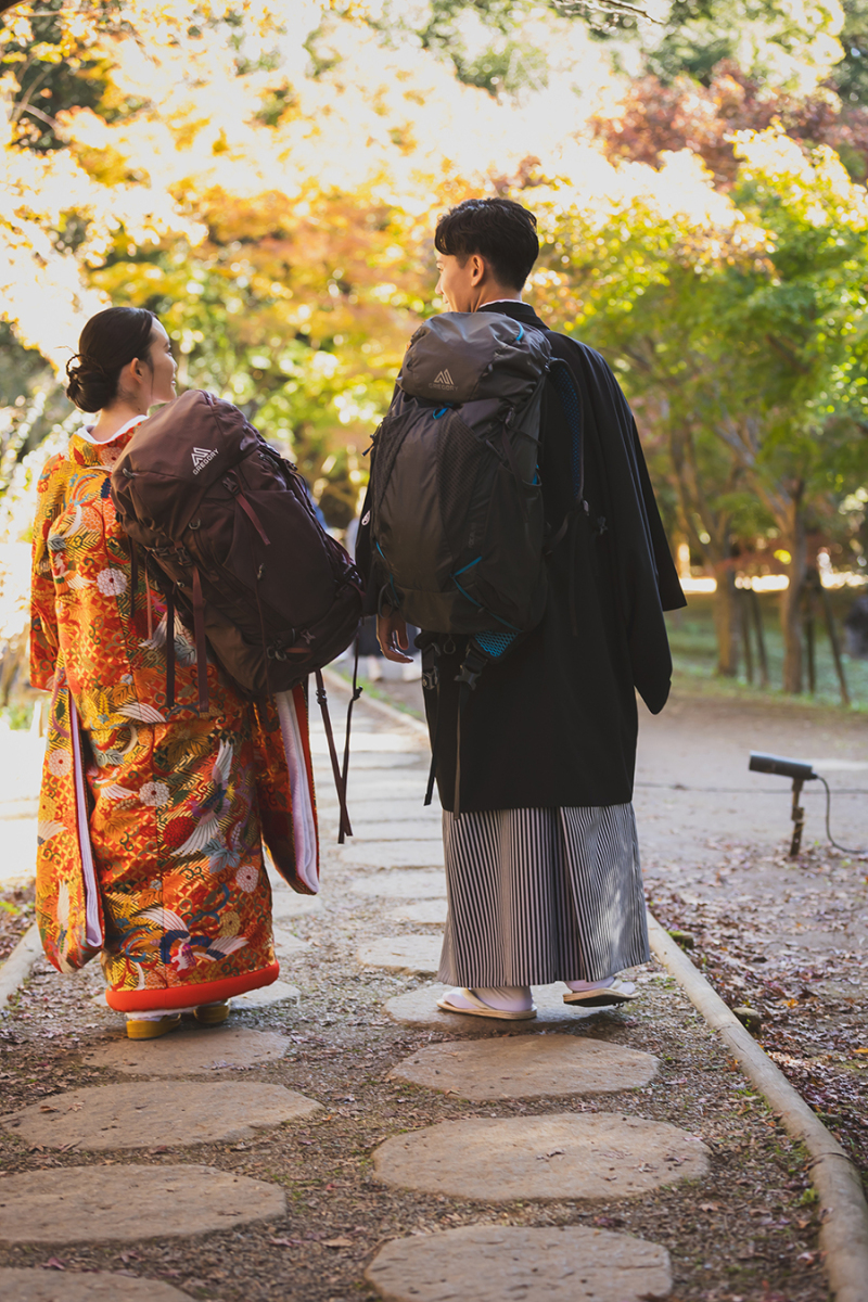 偕楽園もみじ谷にて