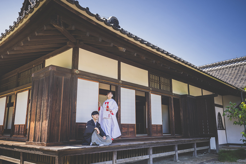 6月＊偕楽園・弘道館ロケーション撮影＊快晴！-色打掛/白無垢♪