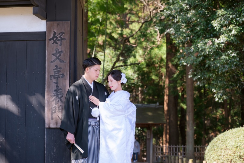 好文亭表門より撮影開始