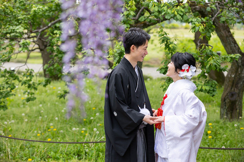 偕楽園藤の花にて