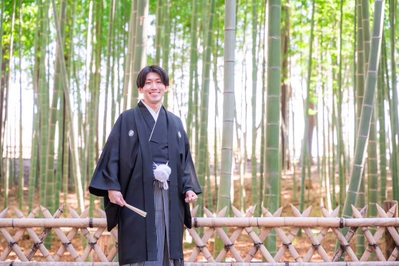 孟宗竹林にて...