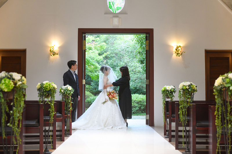 10月＊和装洋装＊偕楽園・チャペル・ガーデンロケーション撮影＊晴れ-色打掛/WD