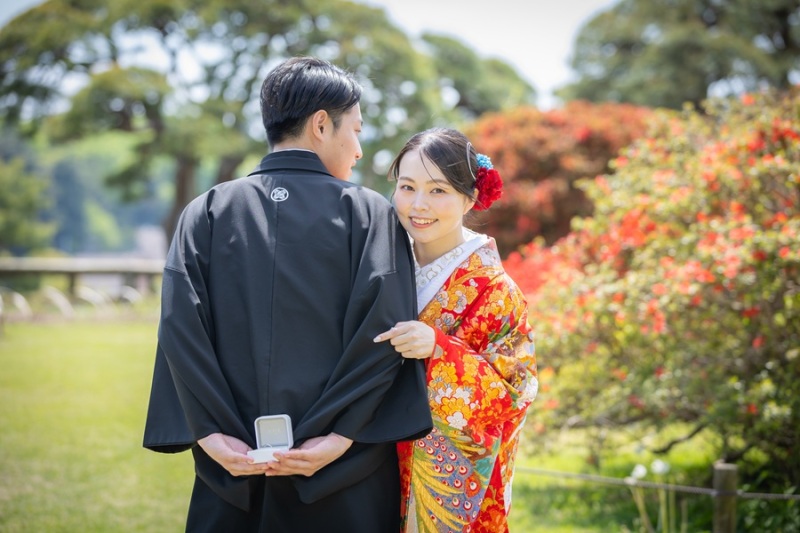 偕楽園にて