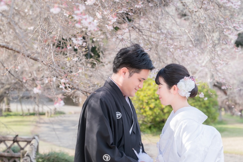 綿帽子姿のご新婦様も素敵☆