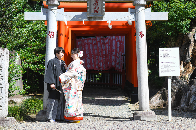 10月＊常磐神社＊快晴-色打掛♪