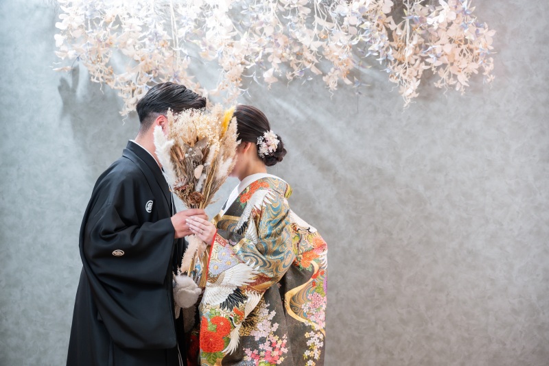 スタジオ背景：フラワーバック