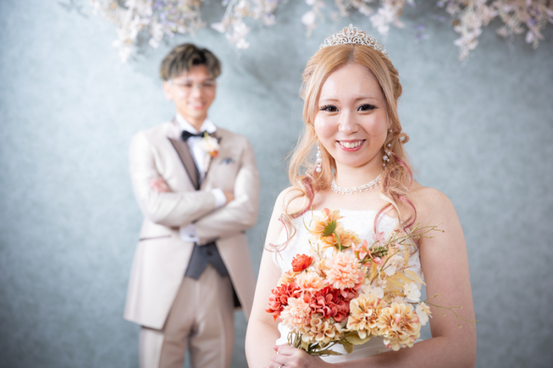 スタジオ背景：フラワーバック