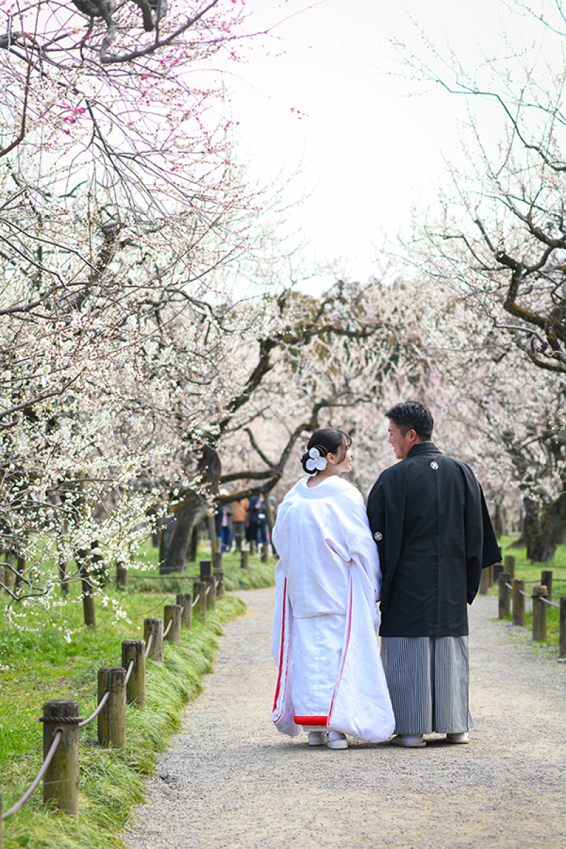 偕楽園にて