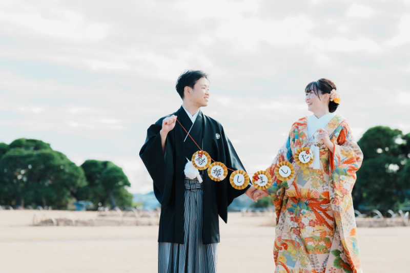 偕楽園見晴らし広場にて