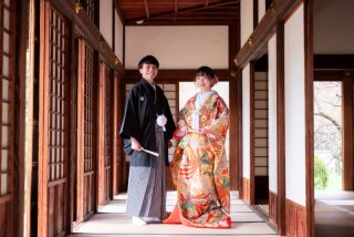 11月＊弘道館でロケーション撮影＊雨-2着プランでスタジオ撮影も♪