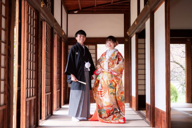 11月*弘道館でロケーション撮影*雨-2着プランでスタジオ撮影も♪