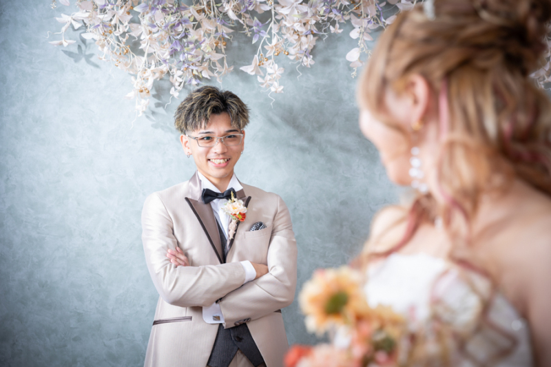 スタジオ背景：フラワーバック