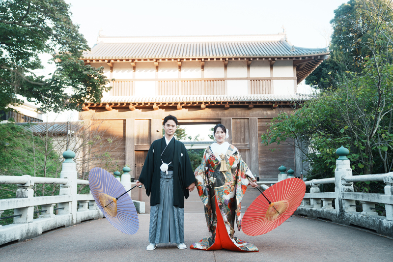 (11月)＊偕楽園/大手門＊和装ロケーション1着プラン＊快晴♪