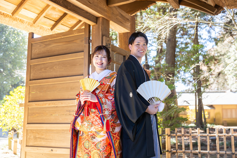 偕楽園好文亭中門にて