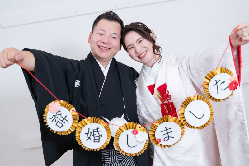 赤ふきの白無垢