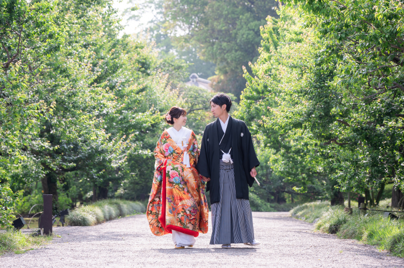 偕楽園梅林にて