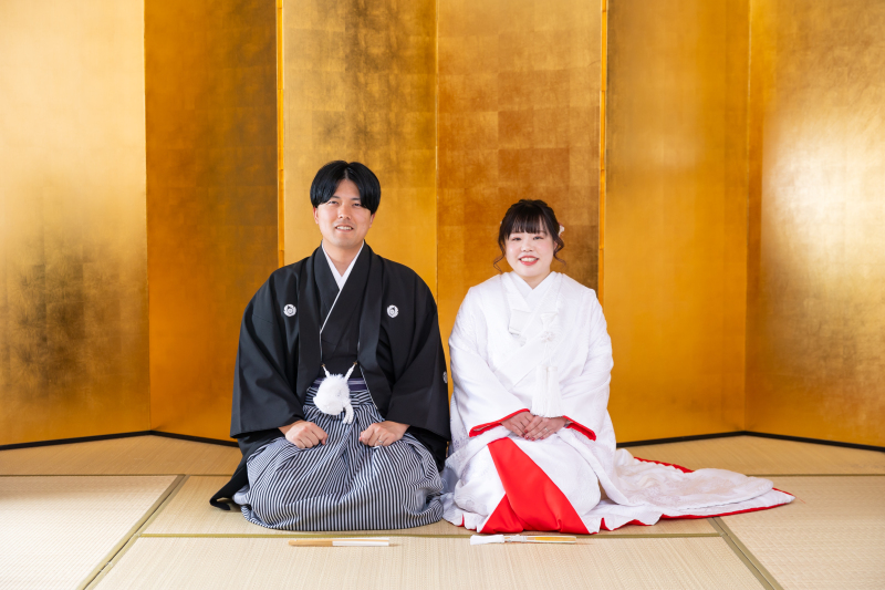 スタジオ背景：金屛風