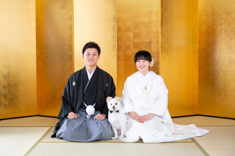 ワンちゃんとの撮影もOK♪