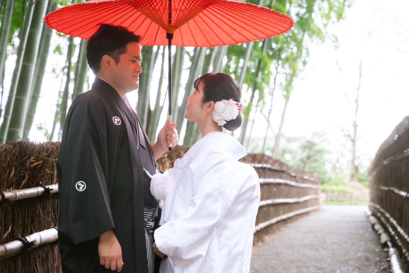 竹林のポイントは一年を通して緑鮮やかに...