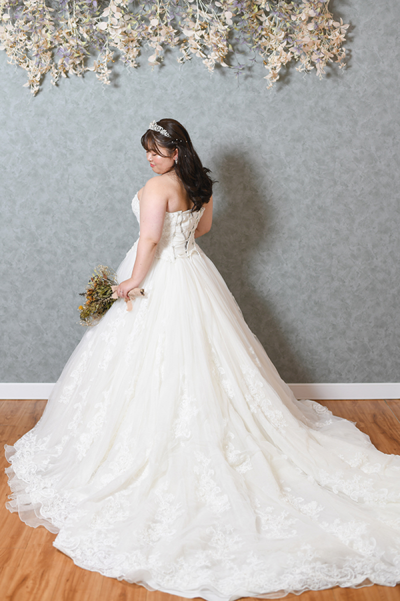 スタジオ背景：フラワーバック