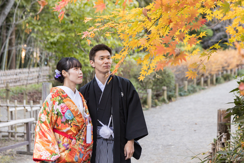 (12月)＊偕楽園/スタジオ＊和装ロケーション2着プラン＊快晴♪