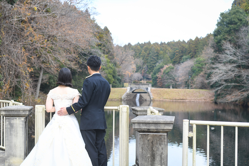 七ツ洞公園にて