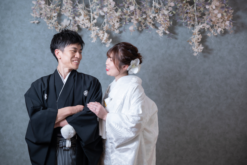 2着目はスタジオで白無垢へ