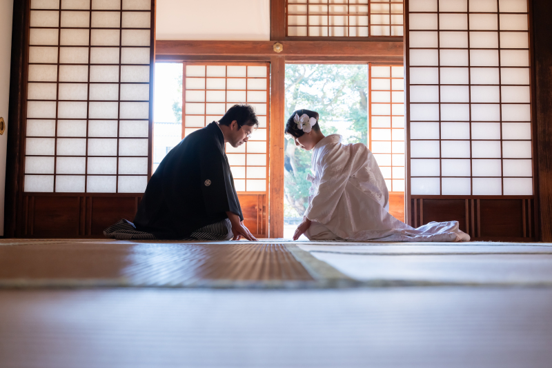 11月＊弘道館でロケーション撮影＊晴れ!!2着プランでスタジオ撮影も♪