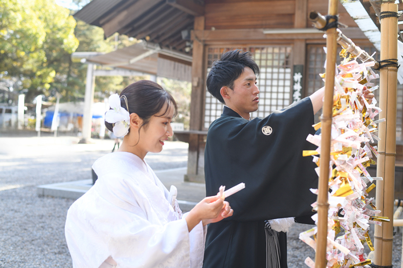 常磐神社にて