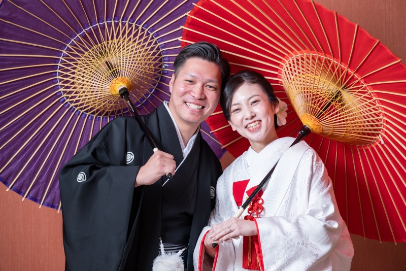 番傘を使用して...