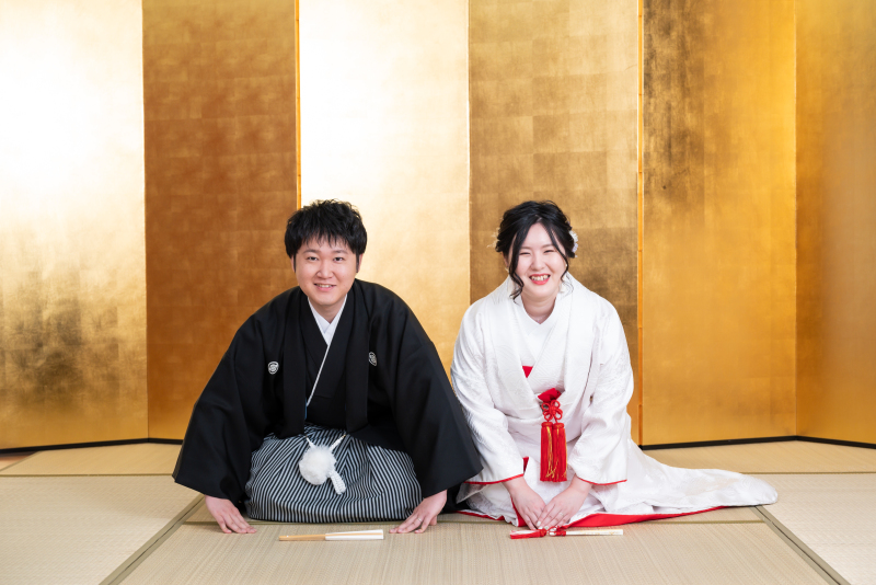 まずは定番ポーズ！