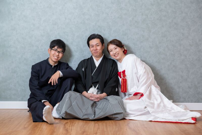 和装スタジオプラン＊白無垢＊家族写真も♪