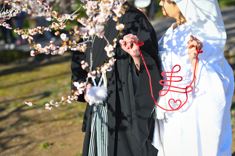 偕楽園にて