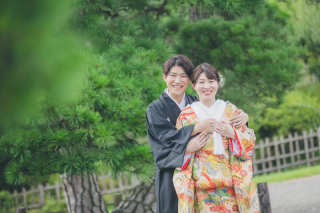 8月＊偕楽園でロケーション撮影＊快晴！-色打掛♪
