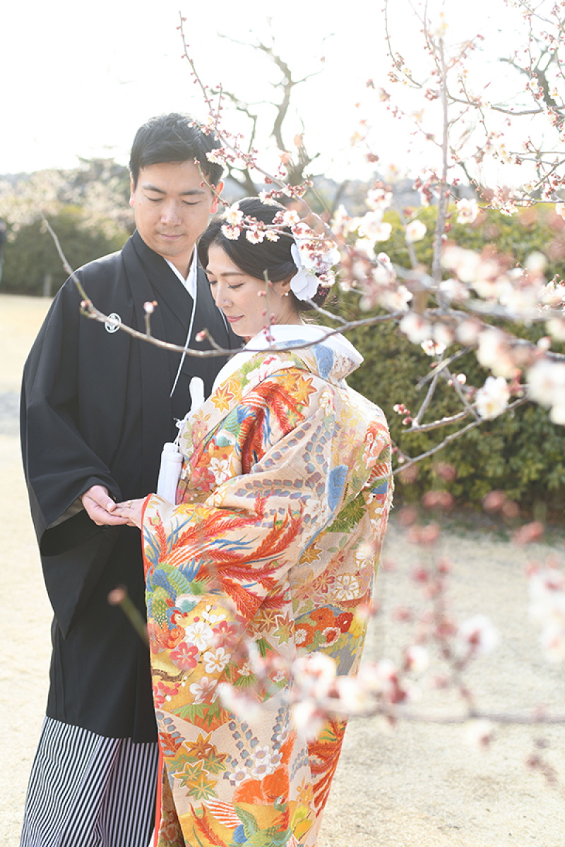 偕楽園梅林にて