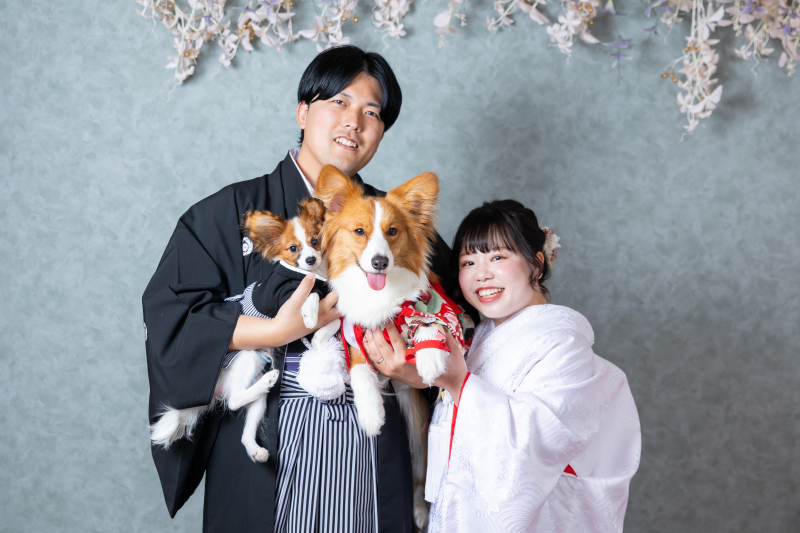 わんちゃんと一緒に