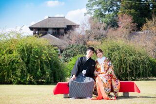 11月＊偕楽園でロケーション撮影＊快晴!!!-2着プランでスタジオ撮影も♪