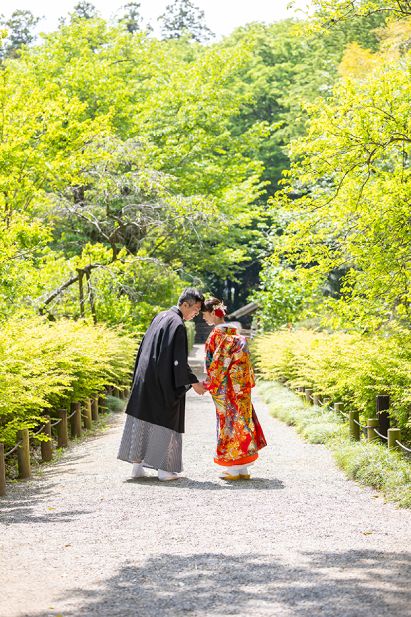 (5月)*偕楽園*和装ロケーション色打掛*快晴♪