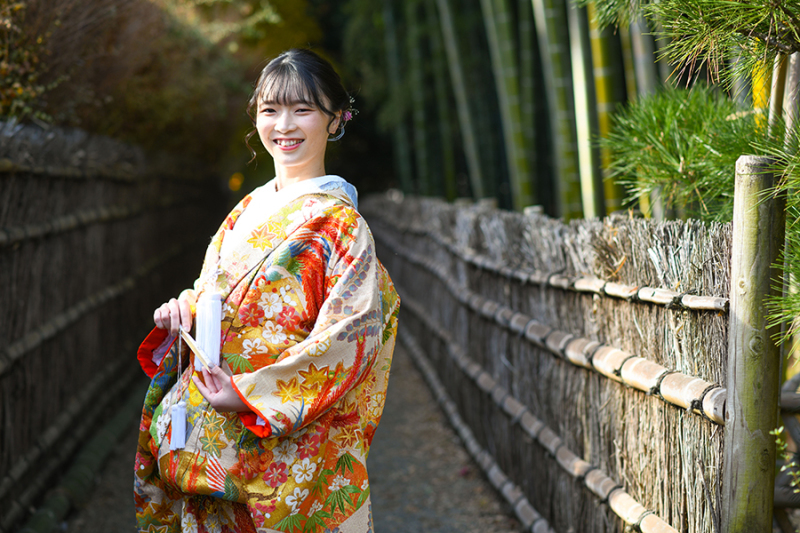 偕楽園竹林にて