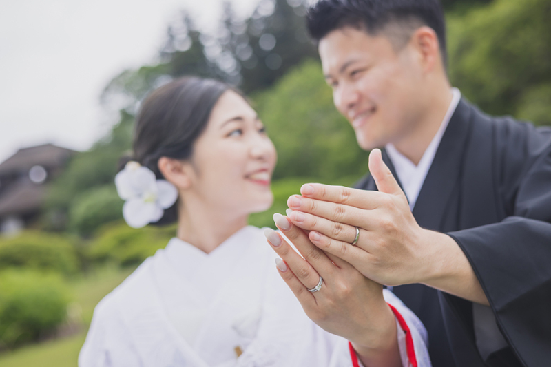 偕楽園見晴らし広場にて