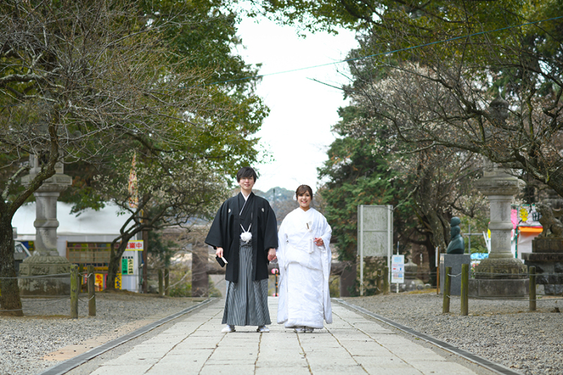 常磐神社にて