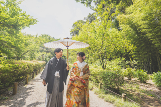 6月＊偕楽園・スタジオ撮影＊快晴！-色打掛/白無垢♪