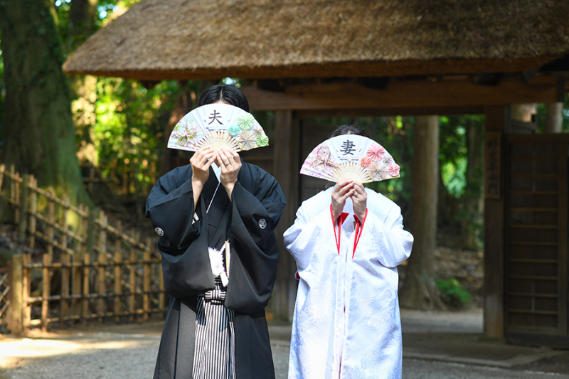 偕楽園好文亭中門にて