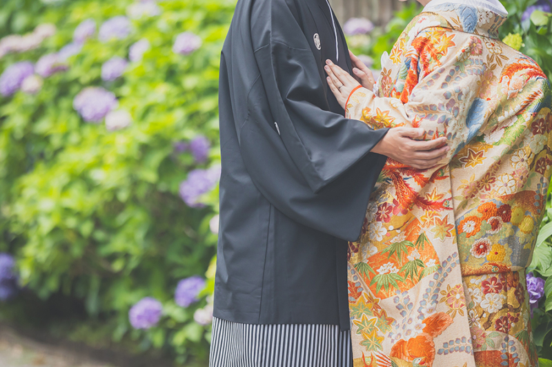 偕楽園紫陽花にて