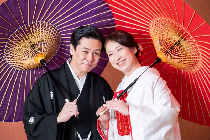 定番の番傘で☆