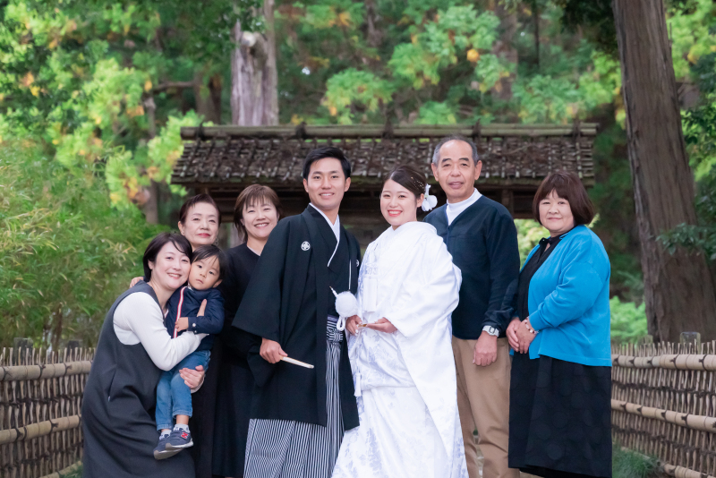 10月*偕楽園でロケーション撮影*雨/くもり-2着プランでスタジオ撮影も♪
