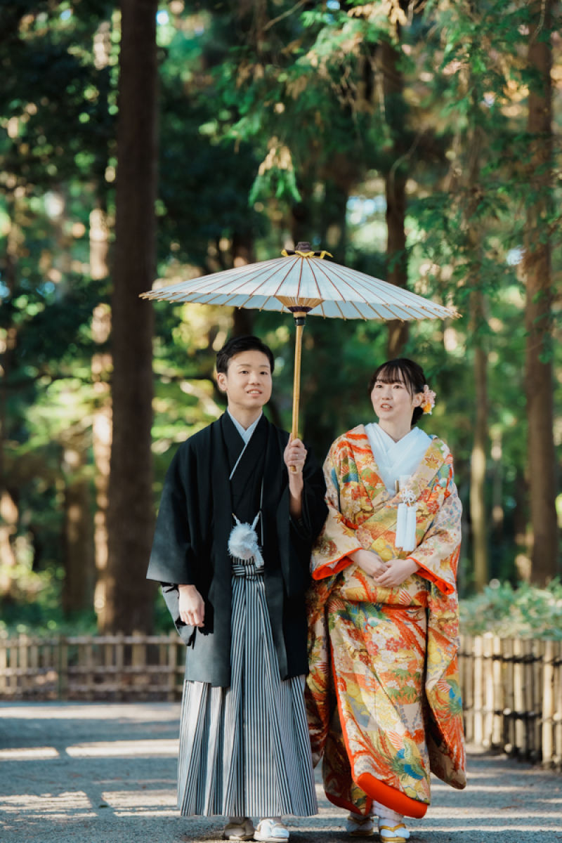 偕楽園竹林にて